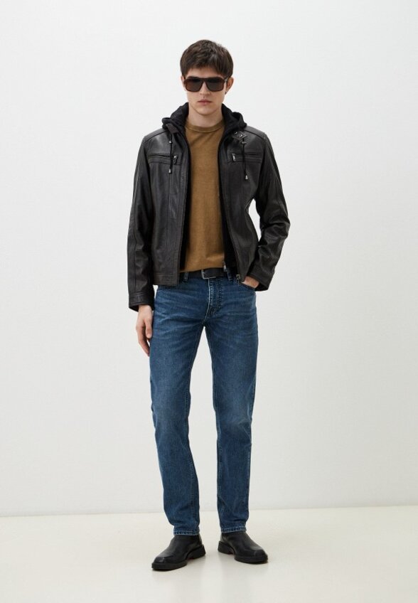 Куртка кожаная Jorg Weber