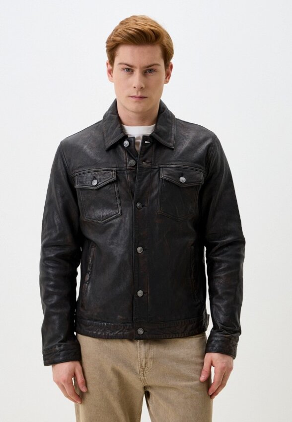 Куртка кожаная Jorg Weber