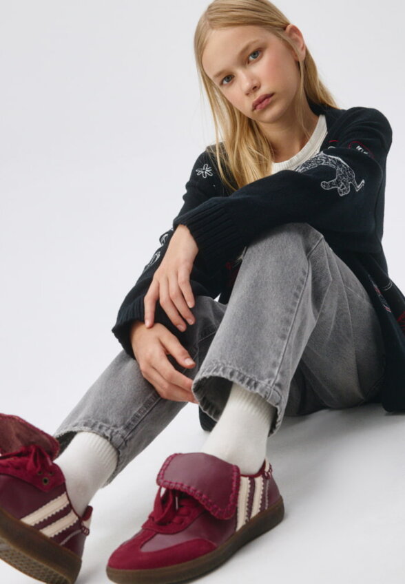 Джинсы Mom fit для девочек