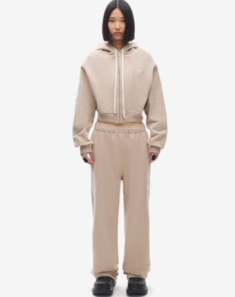Худи zip crop Uniform Beige Calf FABLE женщинам