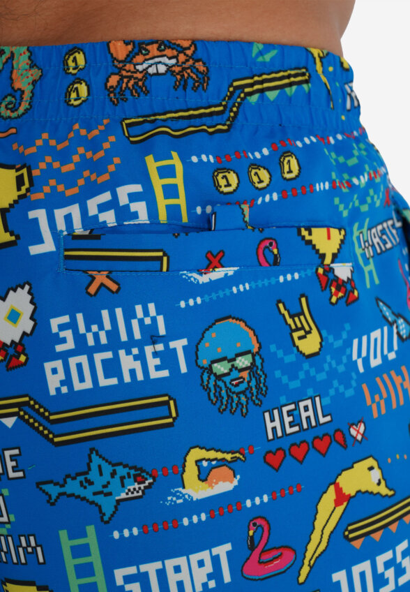 Шорты плавательные мужские Joss x Swim Rocket, Синий