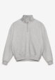 Свитшот half zip Uniform Grey Melange FABLE1  - превью