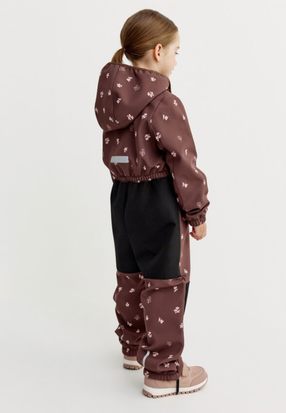 Комбинезон из Softshell на флисе для девочек