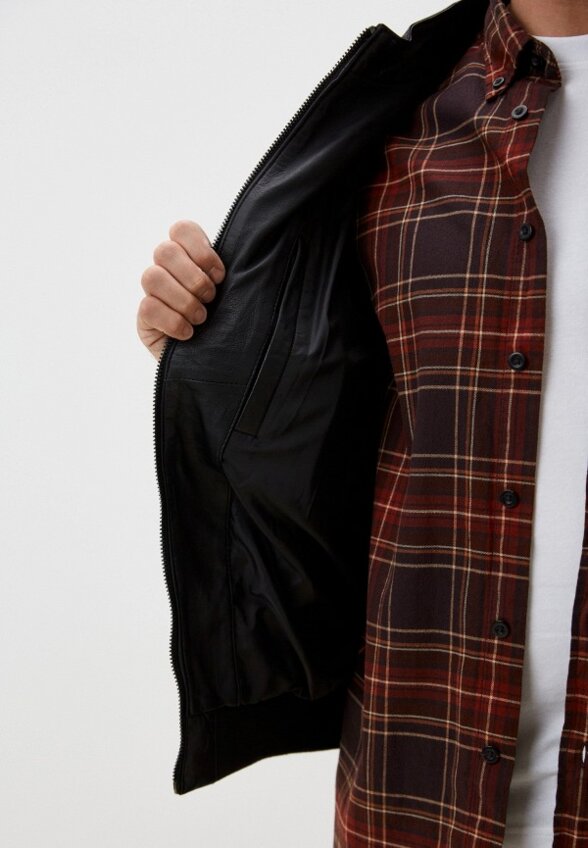 Куртка кожаная Urban Fashion for Men