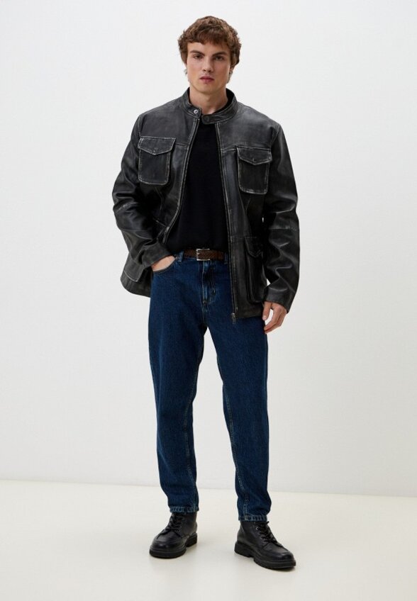 Куртка кожаная Jorg Weber