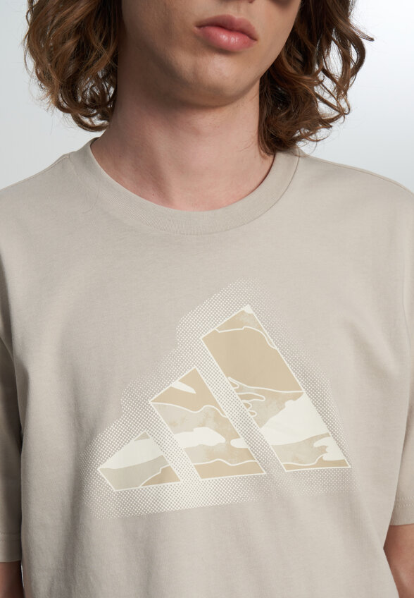 Футболка мужская adidas Camo Mod, Бежевый