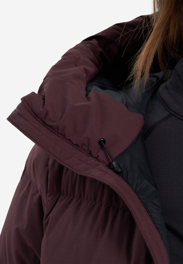 Пуховик женский Mountain Hardwear Nevadan Down Long Parka, Фиолетовый