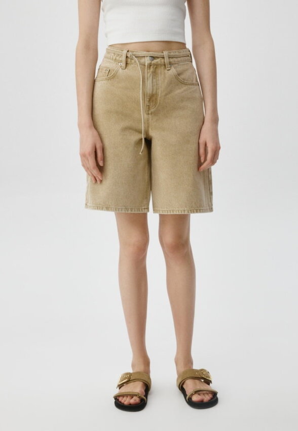 Джинсовые шорты wide leg