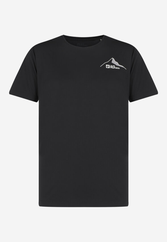 Футболка мужская Jack Wolfskin Peak Graphic, Серый