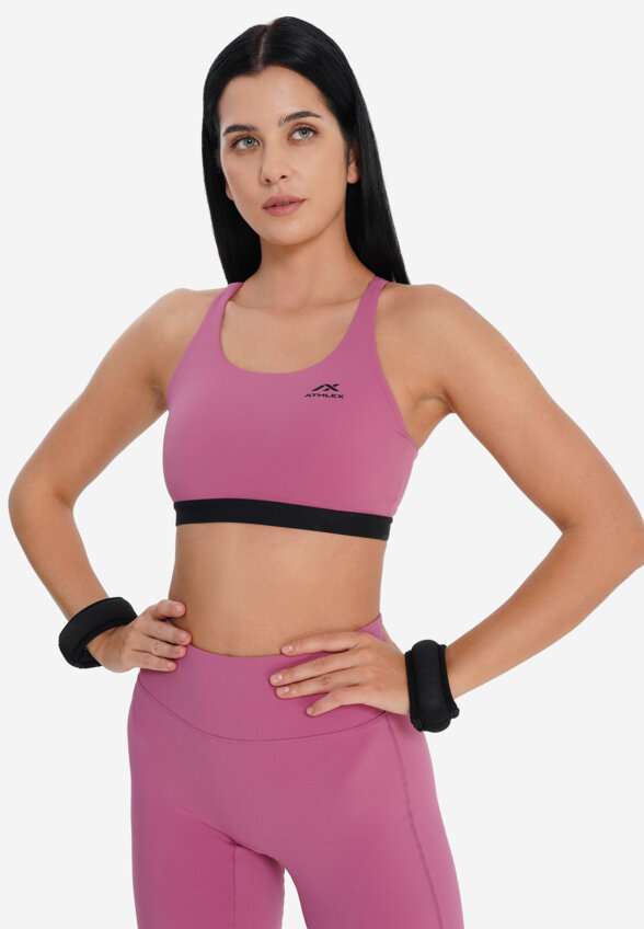Топ бра спортивный Athlex, Розовый