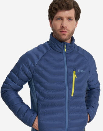 Ультралегкий пуховик мужской Jack Wolfskin Routeburn Pro, Синий женщинам