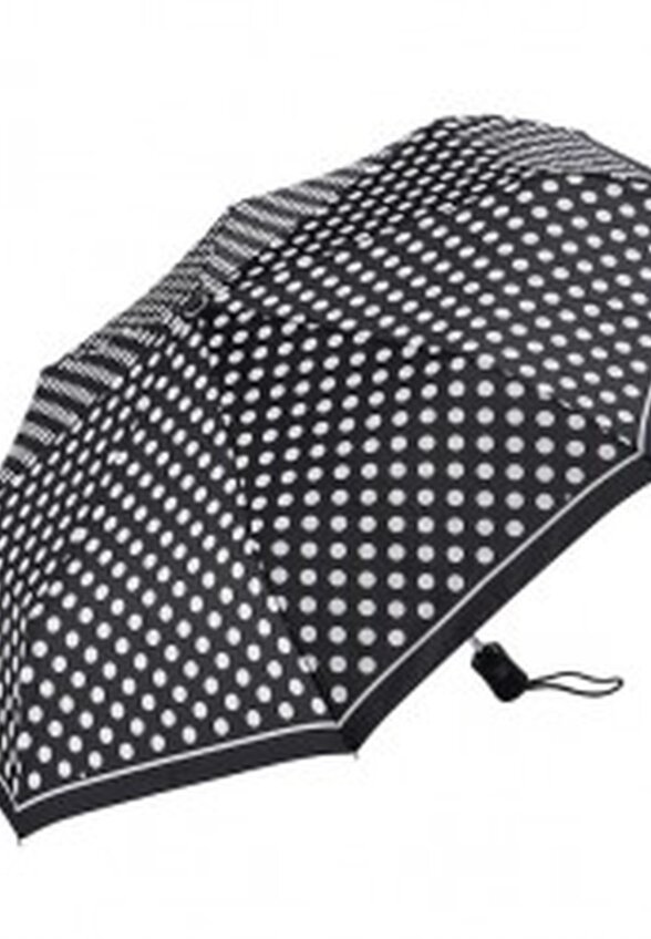 Др.Коффер E411 1s2200 зонт жен. в горошек