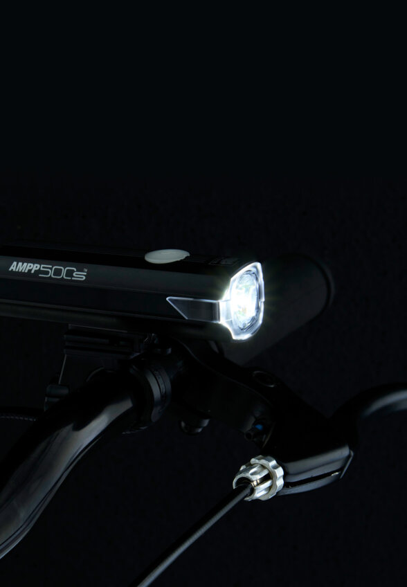 Фонарь велосипедный передний Cat Eye Ampp500 S, Черный