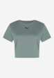 Футболка женская PUMA Tad Essential Baby, Зеленый5  - превью