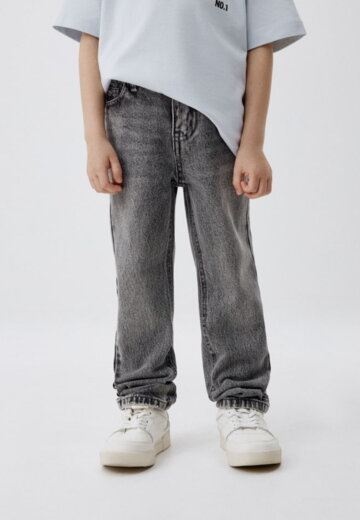 Джинсы Straight fit на резинке для мальчиков