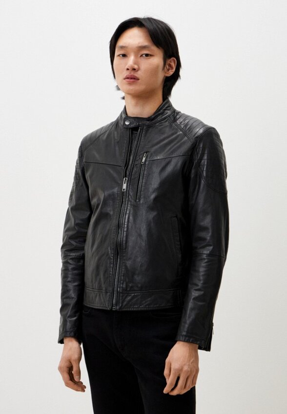 Куртка кожаная Urban Fashion for Men