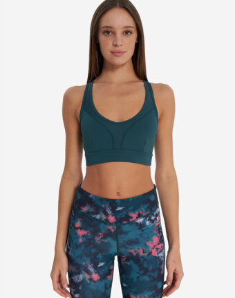 Топ бра спортивный Demix ActiveMove Dance Mesh Bra, Голубой женщинам
