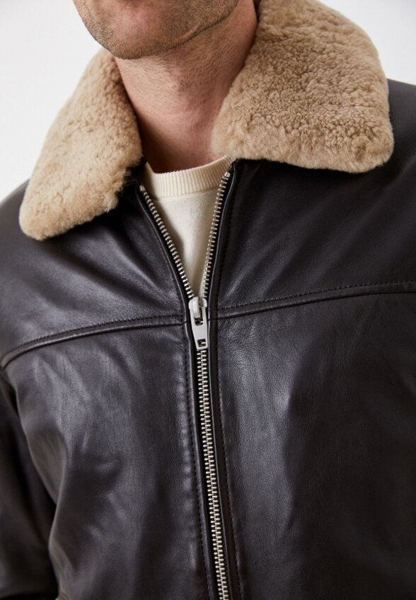 Куртка кожаная Urban Fashion for Men