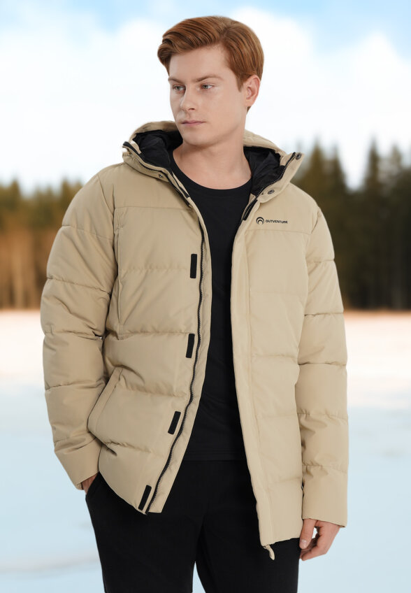 Пуховик мужской Outventure, Желтый