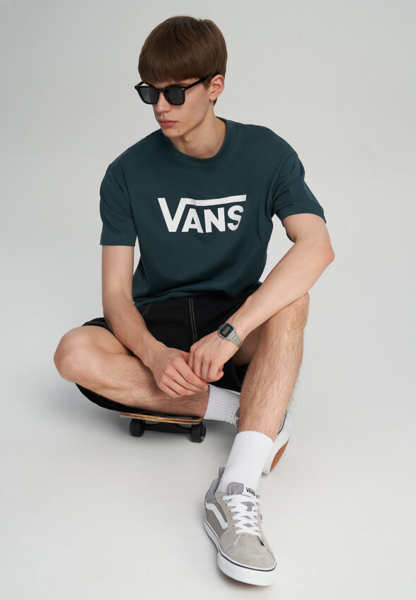Футболка мужская Vans Classic SS, Зеленый