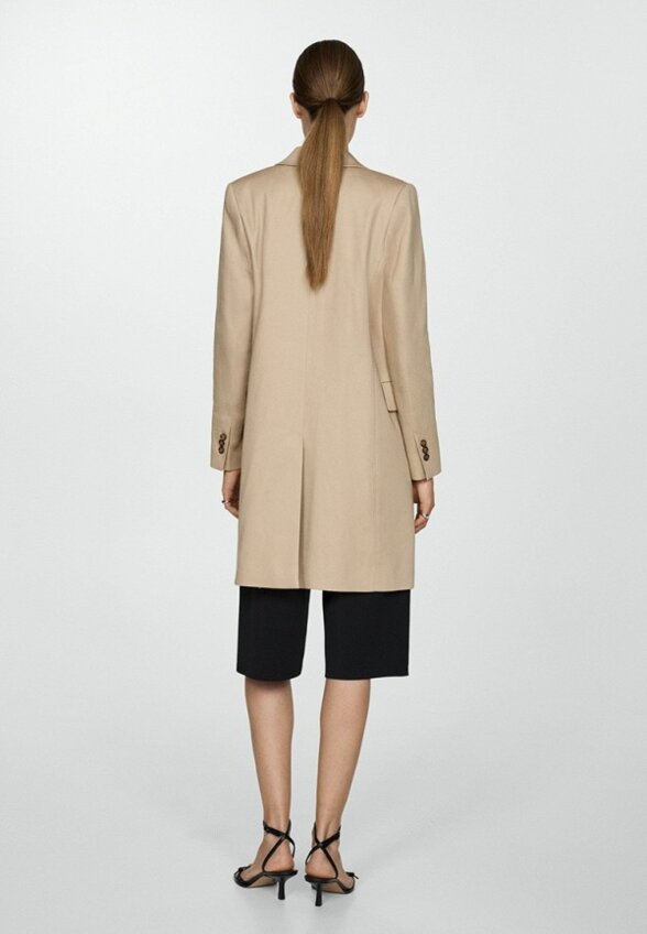 Пальто однобортное Mango