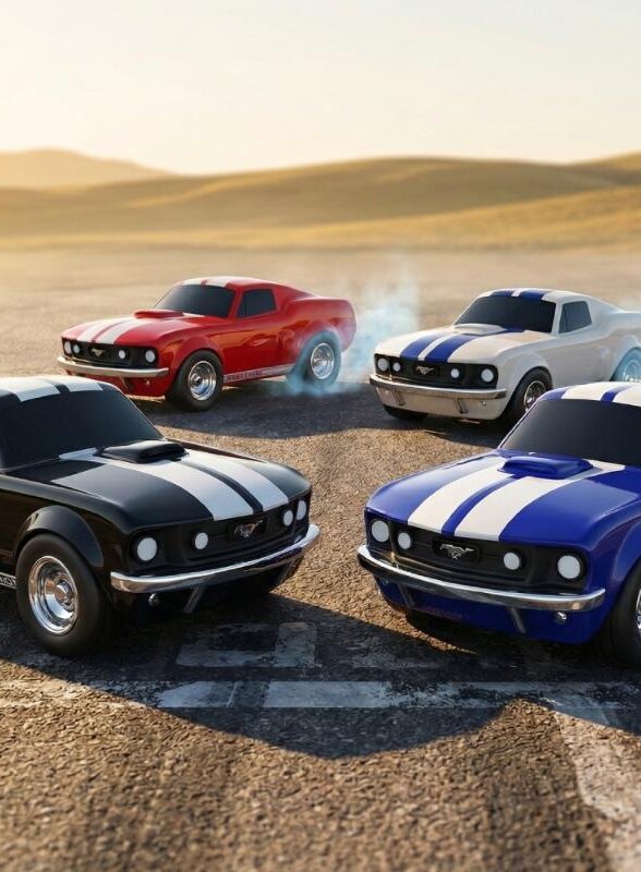 Игрушечная гоночная машинка Baghera Ford Mustang, синяя