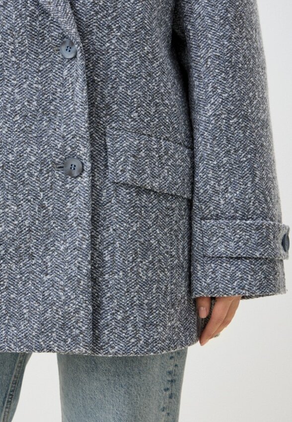 Пальто двубортное Le Monique