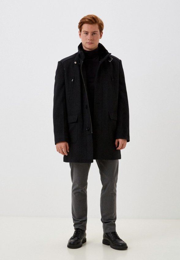 Пальто однобортное Al Franco