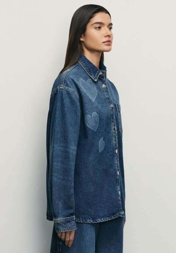 Рубашка джинсовая Zarina