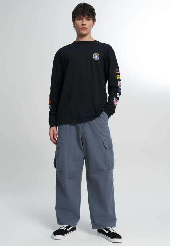 Лонгслив мужской DC Shoes All Gas, Черный