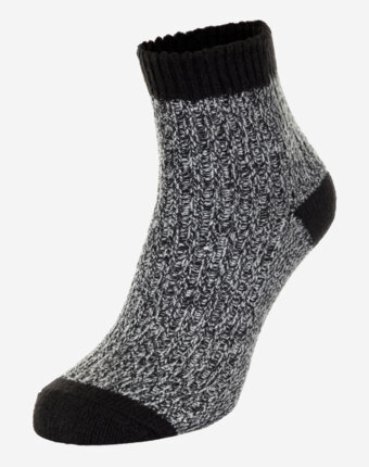 Носки женские Columbia Micro Poly Marl Rib Quarter, 1 пара, Черный женщинам