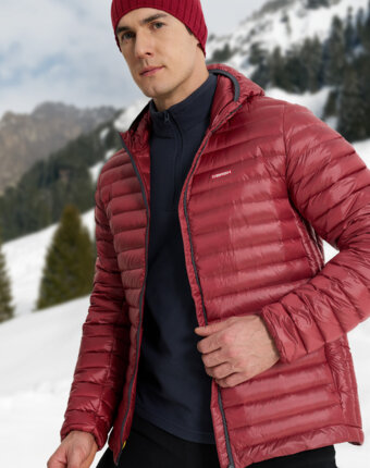 Ультралегкий пуховик мужской Bask Chamonix Light Mj V2, Красный женщинам