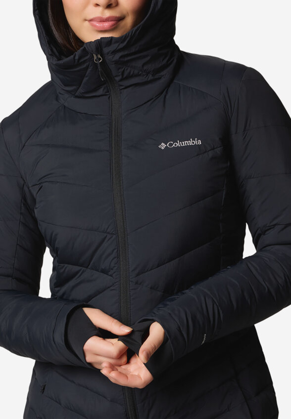 Ультралегкий пуховик женский Columbia Joy Peak II Mid Jacket, Черный