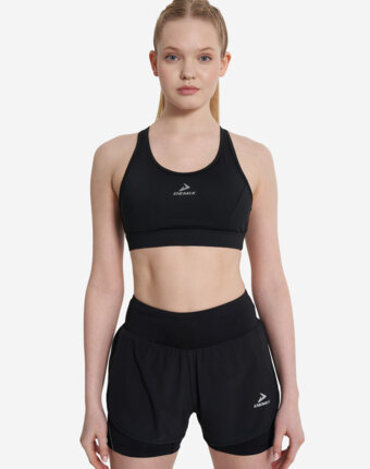 Топ бра спортивный Demix ActiveMove Urban Mesh Back, Черный женщинам