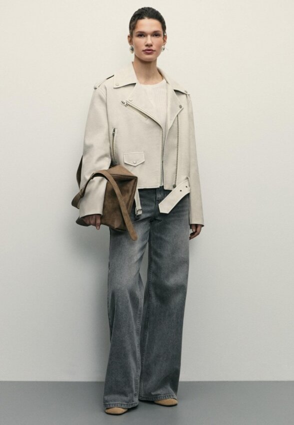 Куртка кожаная Zarina