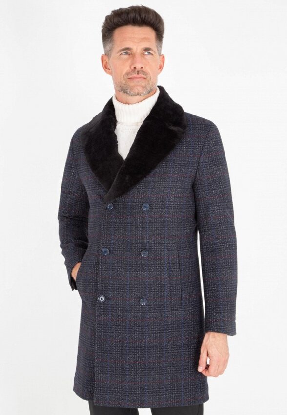 Пальто двубортное Thomas Berger