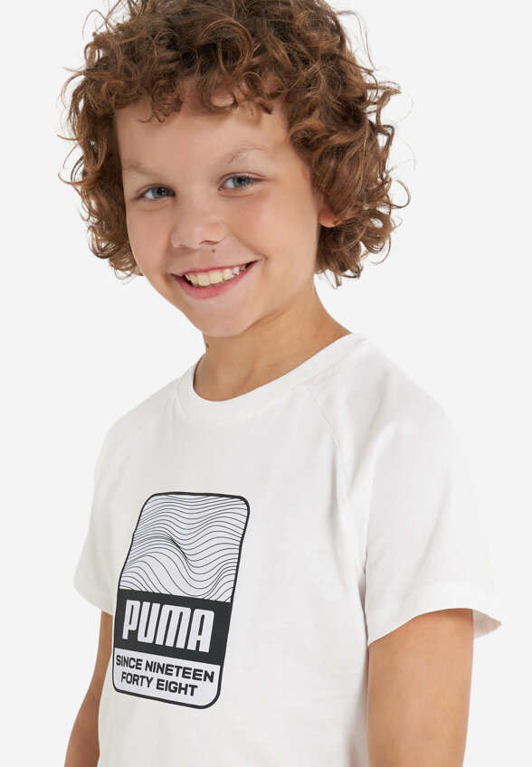 Футболка для мальчиков PUMA Active, Белый