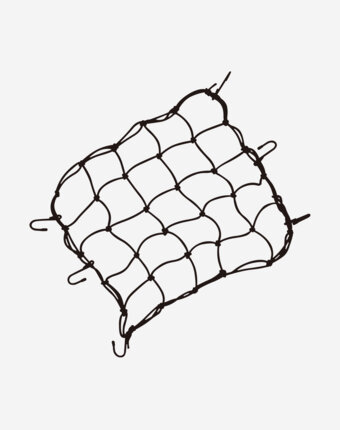 Резинки на багажник Topeak Cargo Net, Черный