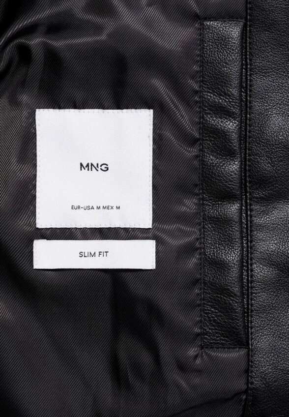 Куртка кожаная Mango Man