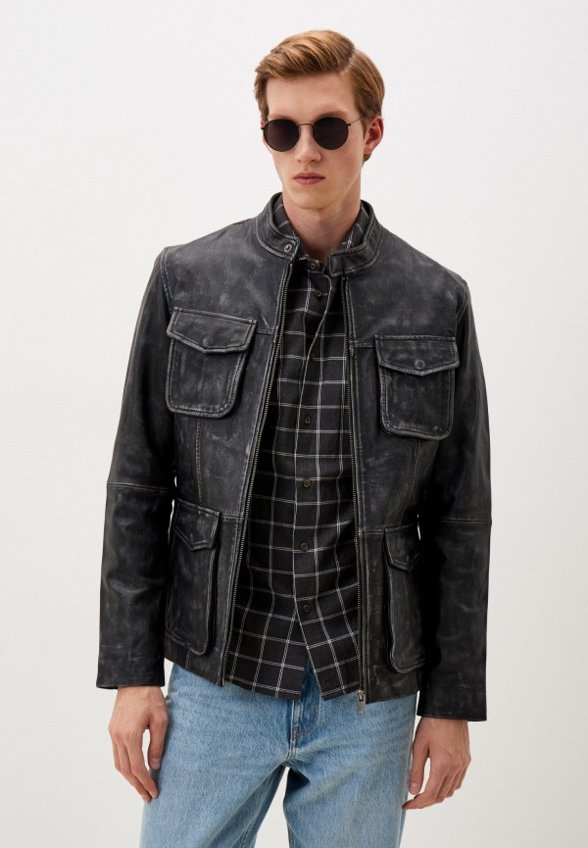 Куртка кожаная Jorg Weber
