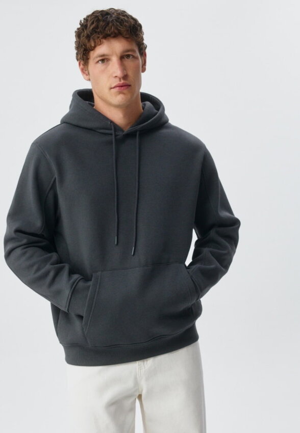 Худи REGULAR FIT из футера с начесом