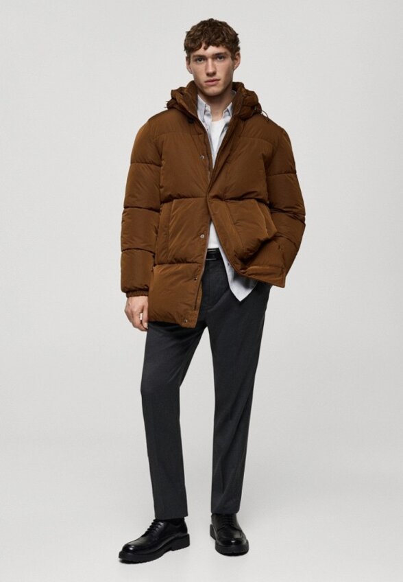 Пуховик Mango Man