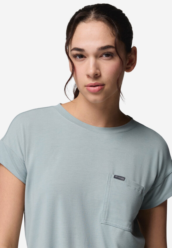 Футболка женская Columbia Daniela Falls SS, Голубой