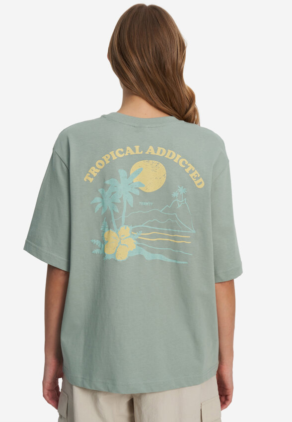 Футболка женская оверсайз Termit, Зеленый