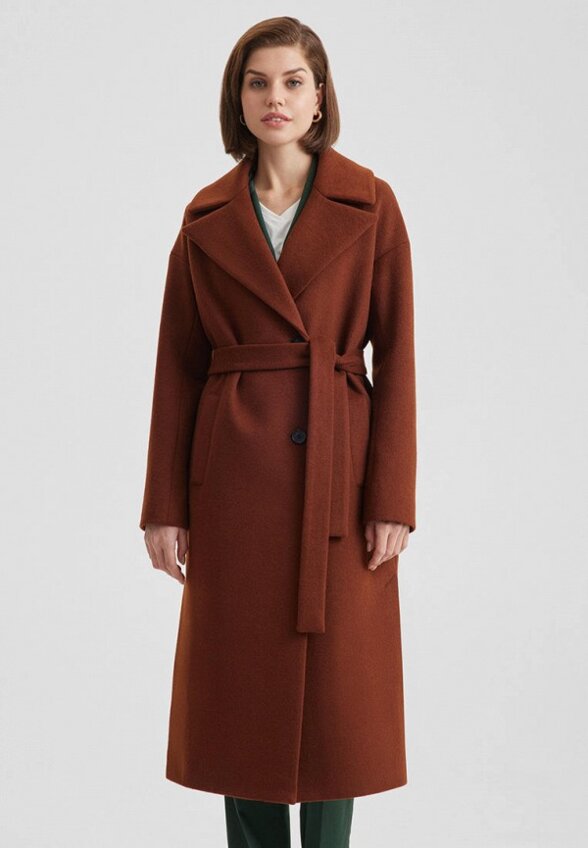 Пальто однобортное Sinar