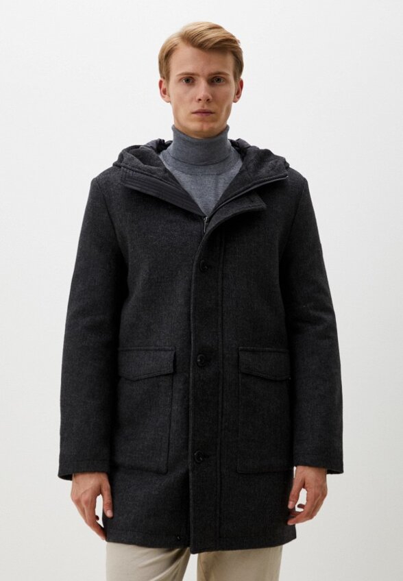 Пальто однобортное Madzerini