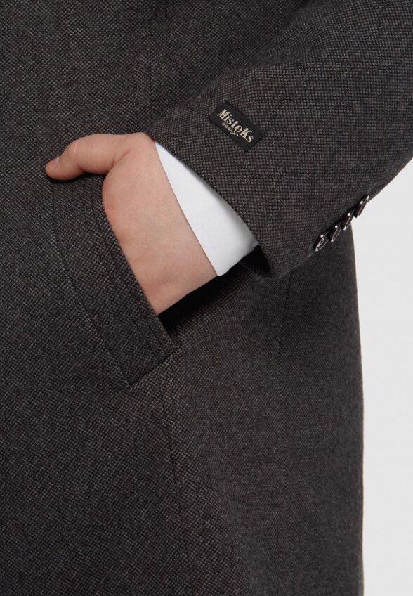 Пальто однобортное Misteks design