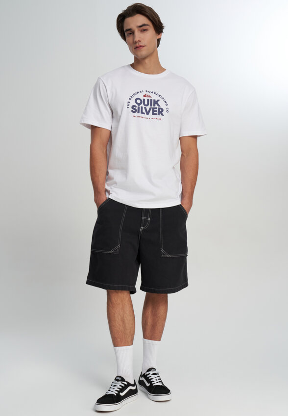 Футболка мужская Quiksilver Fundamental Ride, Белый