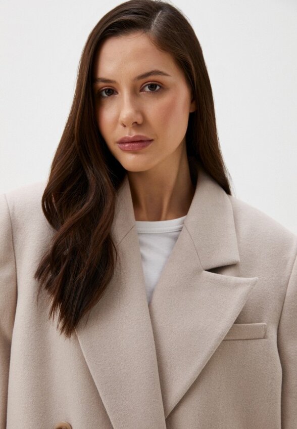 Пальто двубортное Ruxara