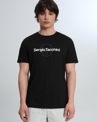 Футболка мужская Sergio Tacchini Essenziale, Черный женщинам